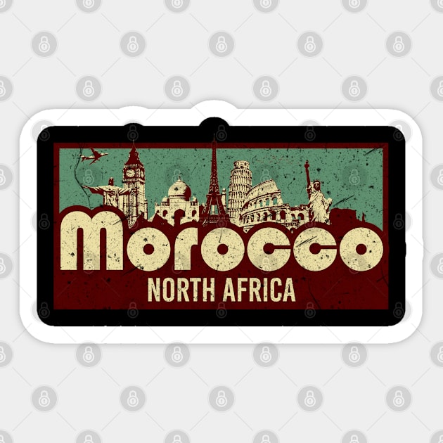Morocco North Africa Sticker by SerenityByAlex
